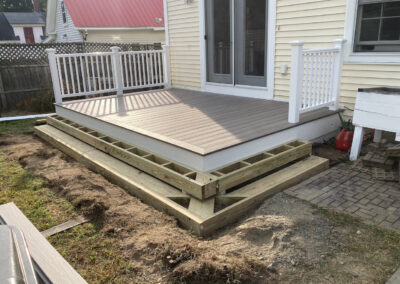 Almost completed deck